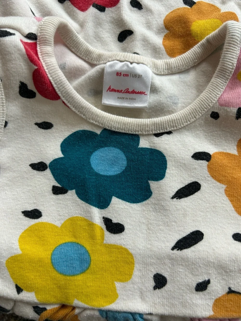 Hanna Andersson Children's Floral Tank Dress - Multicolor cotton